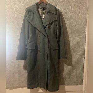 Club Monaco Double-Breasted Trench Coat